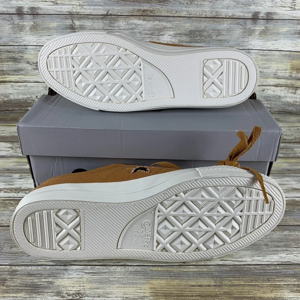 Converse Shoes Mens 9.5 Brown Raw Sugar One Star Pro Skate 90's Street Y2K NEW - Picture 4 of 15